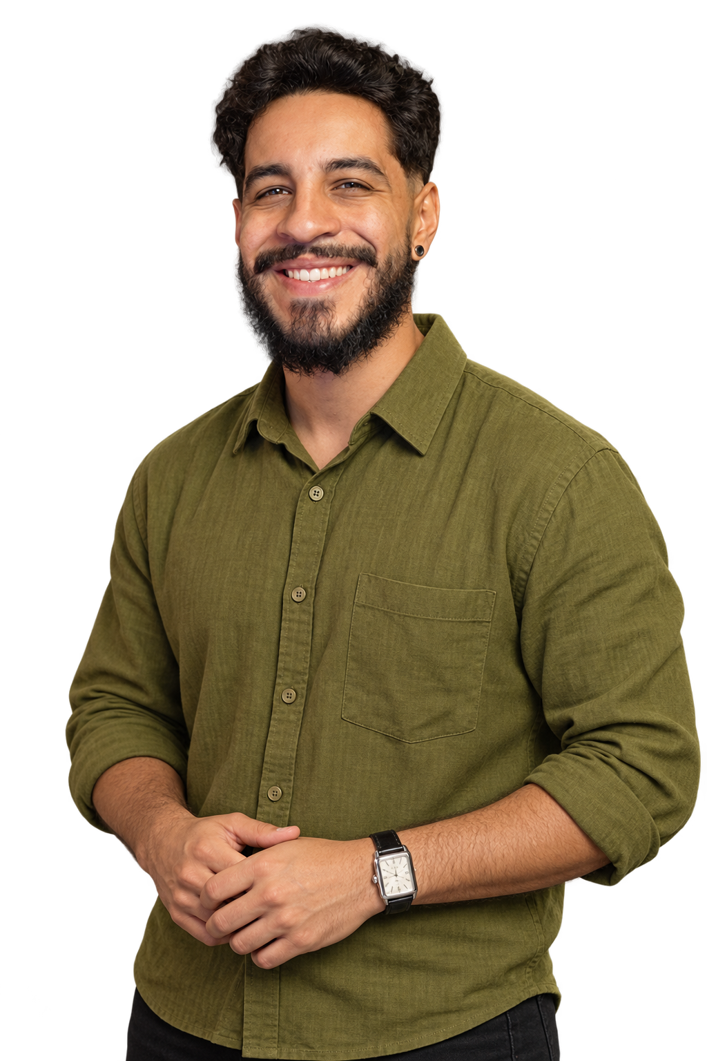 Illustrative portrait of Vinicius, AI and operations consultant